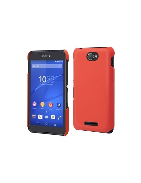 carcasa naranja tacto goma sony xperia e4 made for xperia SEBKC0034 kiwiku.com