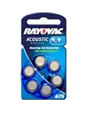 Rayovac Pilas para Audífono Acoustic Special 675, Pack de 6 Unidades