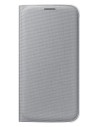 Samsung flip wallet - funda de tela para samsung galaxy s6, color plateado
