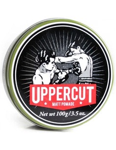 Uppercut Deluxe Matte Pomade 100gr – Cera Capilar de Fijación Media y Acabado Mate