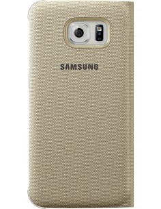 Samsung S6 Edge Flip Wallet Fab Gold, EF-WG925BFEGWW - Electrónica - Kiwiku.com 2