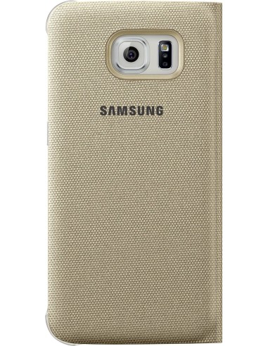 Samsung S6 Edge Flip Wallet Fab Gold, EF-WG925BFEGWW - Electrónica - Kiwiku.com