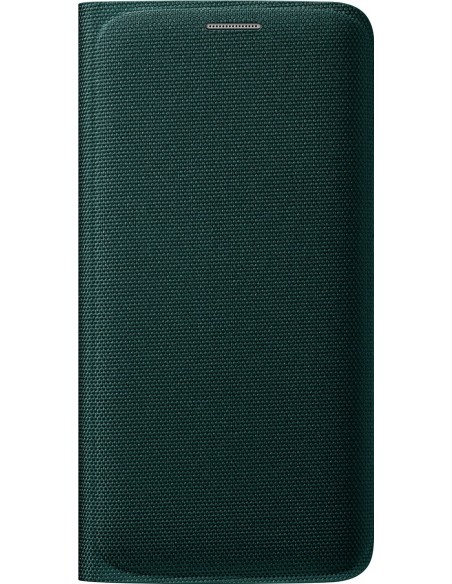 Funda Original Samsung Galaxy S6 Edge Tela Flip Wallet Verde EF-WG925BGEGWW kiwiku.com