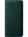 Funda original samsung galaxy s6 edge tela flip wallet verde