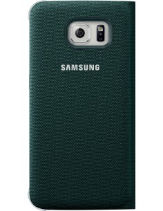 Funda Original Samsung Galaxy S6 Edge Tela Flip Wallet Verde EF-WG925BGEGWW kiwiku.com 2