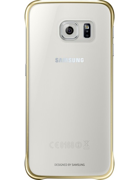 Samsung S6 Clear Cover Gold, EF-QG920BFEGWW: Kiwiku.com: Electrónica