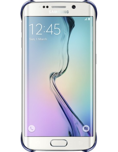 Samsung Clear - Funda para Samsung Galaxy S6 Edge, color negro: Kiwiku.com: Electrónica