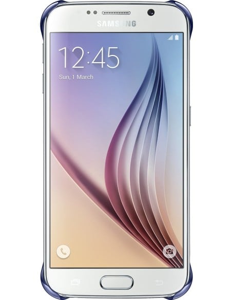 Samsung Clear - Funda para Samsung Galaxy S6, color negro - Electrónica - Kiwiku.com