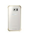 Funda original samsung galaxy s6 edge clear dorada