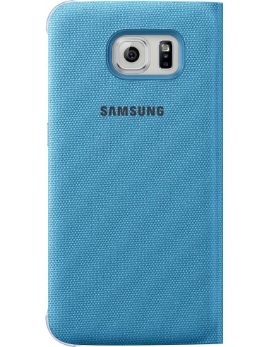 Funda Samsung Galaxy S6 Flip Wallet Original Azul EF-WG920BLEGWW kiwiku.com