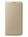 Funda samsung galaxy s6 flip wallet original dorada