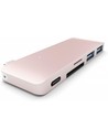 Satechi Hub Usb Tipo-c Passthrough 3 en 1 para Macbook 12 pulgadas Color Rosa Dorado