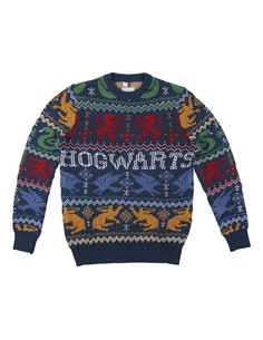 cerda_jersey_de_punto_navideño_harry_potter_azul_talla_s_8445484027624_oferta