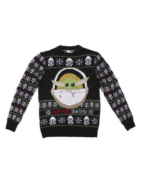 cerda_jersey_de_punto_navideño_the_mandalorian_negro_talla_s_8445484027686_oferta