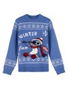 Cerda Jersey de Punto Navideño Stitch Azul Talla 12 Años