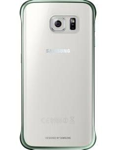 Funda Original Samsung Galaxy S6 Edge Clear Verde EF-QG925BGEGWW kiwiku.com
