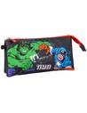 CERDA Portatodo Triple The Avengers Multicolor 22,5 X 2,5 X 11,5 Cm Infantil