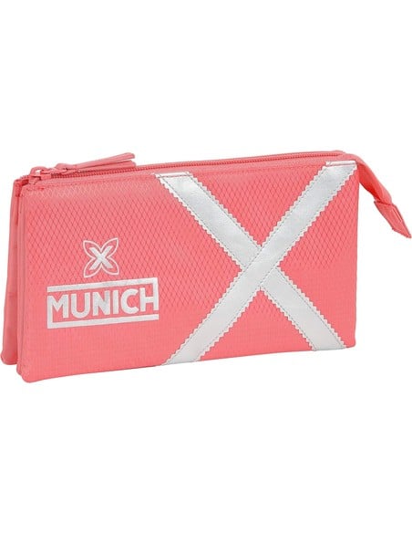munich_estuche_portatodo_triple_retro_rosa_escolar_con_cremalleras_suaves_y_compartimentos_separados_8412688383542_oferta