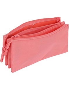 munich_estuche_portatodo_triple_retro_rosa_escolar_con_cremalleras_suaves_y_compartimentos_separados_8412688383542_oferta 2