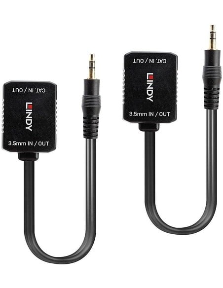 lindy_stereo_audio_extender_cat.5/6_100m_transmisor_y_receptor_de_señales_av_negro_4002888704502_oferta