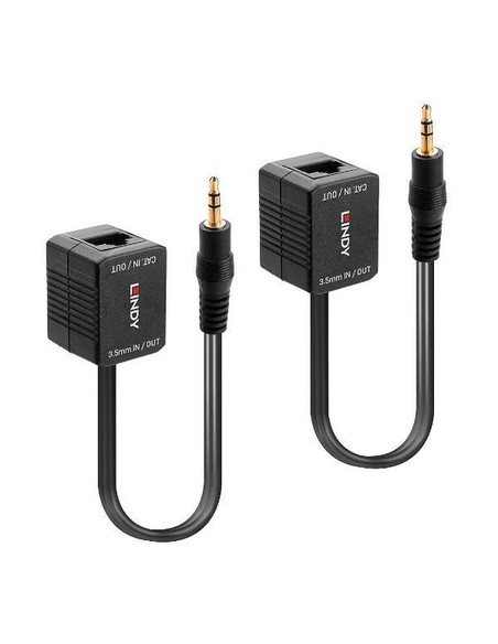 lindy_stereo_audio_extender_cat.5/6_100m_transmisor_y_receptor_de_señales_av_negro_4002888704502_promocion
