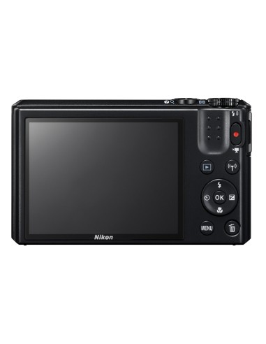 Nikon Coolpix S7000 - Cámara digital de 16 MP (zoom 20x, HD, pantalla LCD de 3, WiFi + NFC) color negro - Electrónica - Kiwiku.