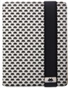 Case Scenario Funda Space Invaders Ipad 2 & the New Ipad Vinyl Standing Book Case Chequered Negro y Blanco