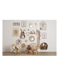 atmosphera_espejo_infantil_león_de_rafia_beige_38_cm_3560237549743_oferta 2