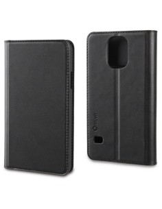Kiwiku.com: Muvit MUSNS0035 - Funda slim folio y función soporte para Samsung Galaxy S5, negro - Electrónica