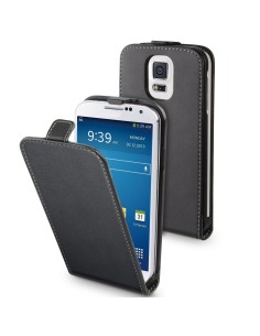 Kiwiku.com: Muvit MUSLI0450 - Funda slim negro + protector de pantalla para Samsung Galaxy S5 - Electrónica