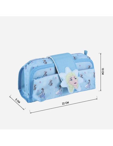 Estuche Portatodo Frozen II Azul de CERDA - Kiwiku