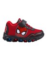 CERDA Deportiva Suela Ligera EVA Con Luces Spiderman, Color Rojo, Talla T023