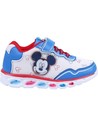 CERDA Deportiva Suela Ligera EVA Con Luces Mickey, Color Azul, Talla T022