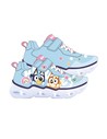 Cerda Deportiva Infantil Con Suela Ligera Eva y Luces Bluey, Color Azul Claro, Talla T025