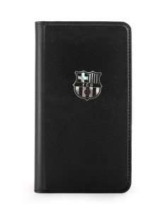 FC Barcelona BRFM061 - Funda folio para Samsung Galaxy S5, diseño con logo relieve plateado, negro: Kiwiku.com: Electrónica