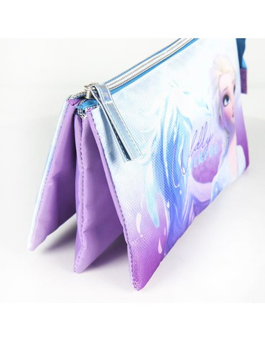 Estuche CERDA Frozen 2 Lila 3 Compartimentos - Kiwiku  