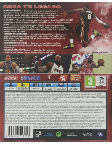 NBA 2K14: playstation 4: Kiwiku.com: Videojuegos