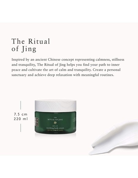 RITUALS The Ritual Of Jing Body Cream 220 Ml – Crema Corporal Hidratante Y Relajante | Kiwiku  