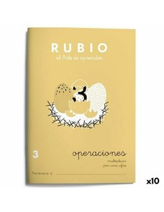rubio_cuaderno_de_matemáticas_nº3_a5_español_20_hojas_(10_unidades)_infantil_y_didáctico_9788485109548_oferta