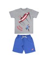 Cerda Conjunto 2 Piezas Single Jersey Avengers Color Gris Talla 12 Años