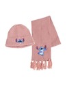 Cerda Conjunto 2 Piezas Bufanda y Gorro Stitch Color Rosa Talla Única