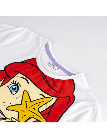 Conjunto Infantil CERDA La Sirenita 2 Piezas Color Blanco Talla 6 Años  