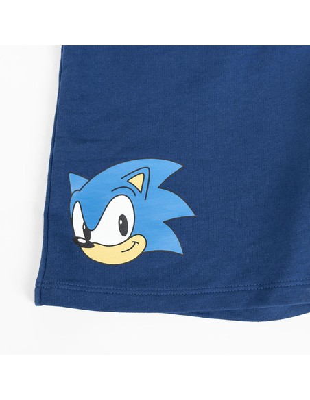 Conjunto 2 Piezas French Terry Sonic Azul Talla 5 Años Infantil - CERDÁ | Kiwiku  