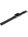 Caseual Correa de Piel para Apple Watch 38mm, Color Negro, Compatible Con Apple Watch Sport y Edition