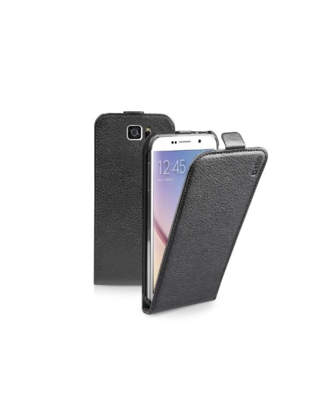 Sbs Funda Flip en ecopiel con cradle posterior para Samsung Galaxy S6, color negro TEFLIPSAS6K kiwiku.com