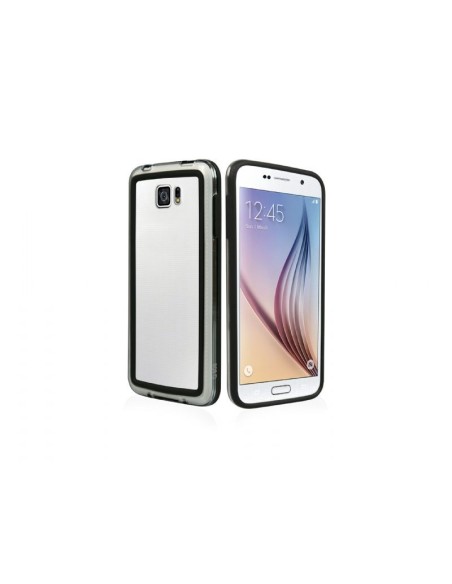 Sbs Cover Bumper en PVC transparente, color negro para Samsung Galaxy S6 TEBUMPERSAS6K kiwiku.com