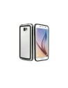 Sbs cover bumper en pvc transparente, color negro para samsung galaxy s6