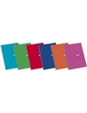 Enri Cuaderno Con Cubiertas Duras, Modelo 100430081, 80 Hojas, Cuadrícula 4x4 mm, Colores Surtidos