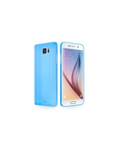 Sbs Cover Fluo en TPU para Samsung Galaxy S6, color azul TEFLUOSAS6B kiwiku.com