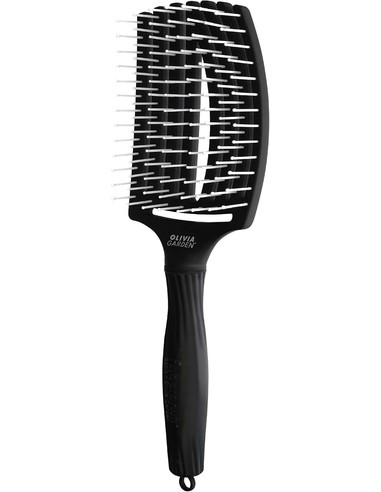 Compra Cepillo Olivia Garden Fingerbrush Negro para Cabello Largo en Kiwiku
